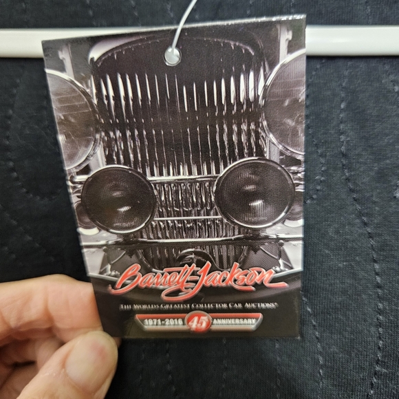 BARRETT JACKSON Black Quilted Full Zip Hoodie Sweatshirt Jacket Womens Small NWT - Picture 6 of 13